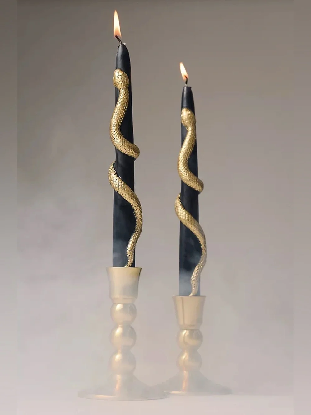 New Anthropologie Home Halloween Snake Tapers Candles Set of 4